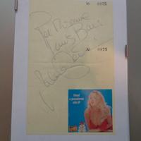 Autografo Valeria Marini