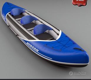 Kayak gonfiabile tre posti