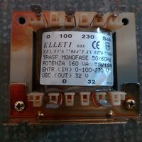 Trasformatore monofase in 100/230v out 32v 160va