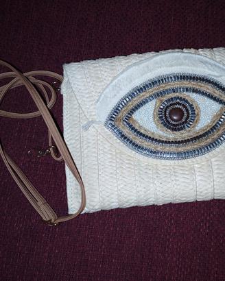 Pochette / tracolla in rafia