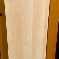 Mensola in legno vero noce chiaro NUOVA