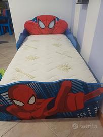 Lettino Per Bambini Spider Man Con Occhi Luminosi
