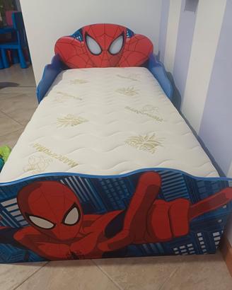 Lettino Per Bambini Spider Man Con Occhi Luminosi