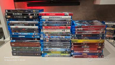 Lotto Blu-ray 3D e Blu-ray standard.