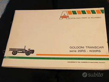Catalogo ricambi Goldoni Transcar serie 20RS W20RS