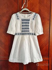 SEE BY CHLOE mini abito ricamato puro lino M