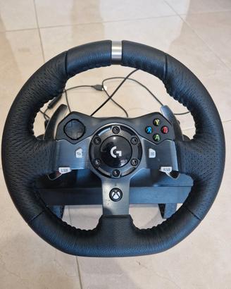 Volante più cambio Logitech per xbox