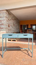 Scrivania IKEA verde tiffany