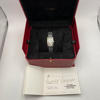 Cartier tank americaine 1713 oro bianco full set