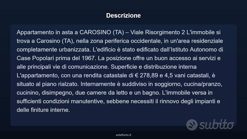 Appartamento – Carosino, Taranto - Vista 4
