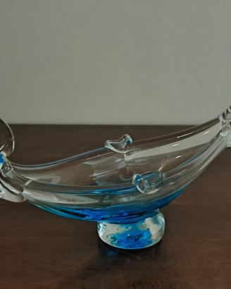 Posacenere vintage in vetro di Murano