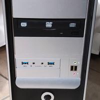 PC COMPUTER FISSO DESKTOP QUAD CORE AMD