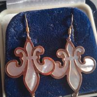 2 paia orecchini giglio di Firenze e filigrana