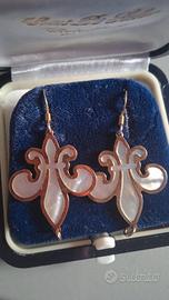 2 paia orecchini giglio di Firenze e filigrana