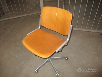 Sedia ufficio design Castelli anni 60