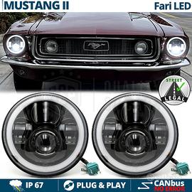 FARI LED Per FORD MUSTANG 1 e 2 Angel Eyes 6500K