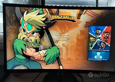 Monitor SAMSUNG Curvo 24” Full HD - come NUOVO