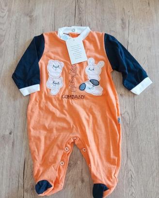 Tutina cotone neonato