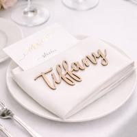 Nomi segnaposto in legno per matrimonio