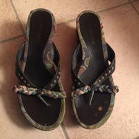 Sandali Zeppa Infradito Cafenoir 38/39