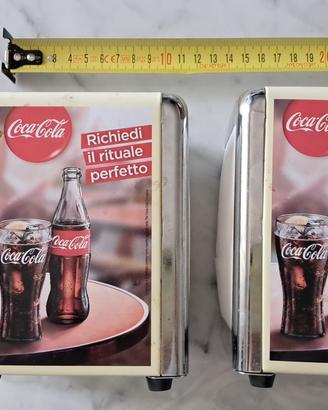 2 Porta tavaglioli Coca Cola Vintage