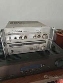 Aiwa A30+Aiwa R30 Amplificatore E Sinto Vintage