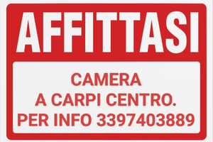 Camera a Carpi centro