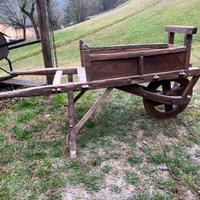 Antica carriola per collezzione/ arredo giardino