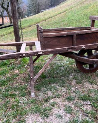 Antica carriola per collezzione/ arredo giardino