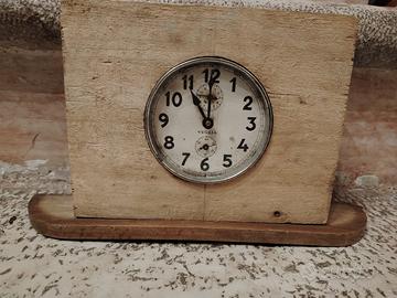 Orologio da appoggio vintage Veglia Made in Italy
