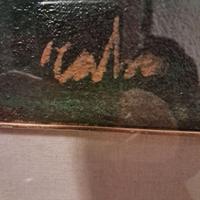 Quadro olio su tela firmato Volpe 60x80