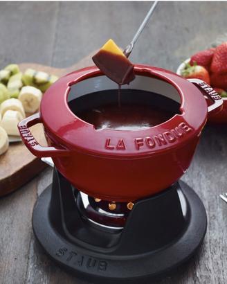 Set per fonduta Staub ciliegia 8-pz.