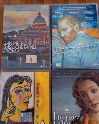 DVD su Van Gogh, Picasso, Roma e Firenze