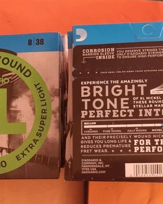 22 Mute complete corde per chitarra elettrica 008