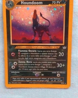 Holo prima edizione Houndoom 