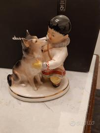 statuetta porcellana Lomonosov