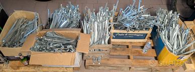 Staffa tegola acciaio inox 