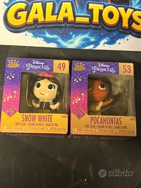 Set 2x Funko Minis Princess,Pocahontas Biancaneve