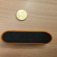 Mini skateboard.