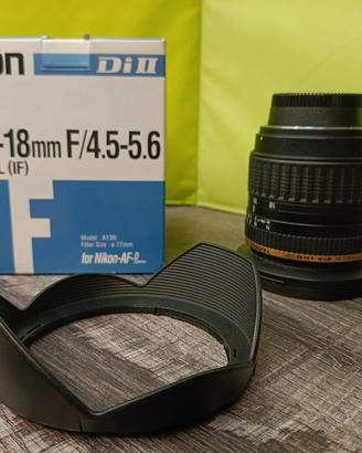Tamron SP AF 11-18 F4.5-5.6 attacco Nikon