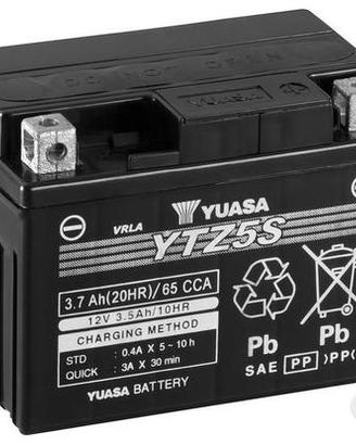 Batteria moto Yuasa ytz5s con acido corredo
