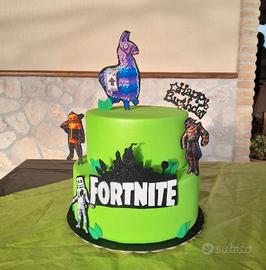 torta scenografica Fortnite