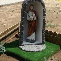 giardino nicchia in pietra lavica