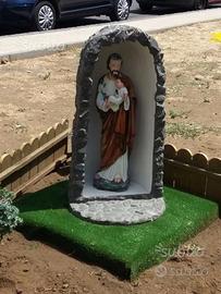 giardino nicchia in pietra lavica