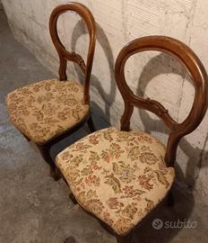 4 sedie originali Luigi Filippo 