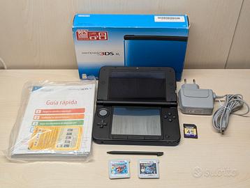 Console Nintendo 3ds XL Blue/Black Cib Ottime Cond
