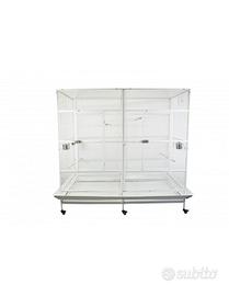 Gabbia pappagalli Majestic White Cage, Bianca