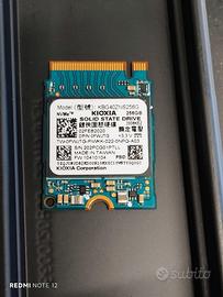 SSD NVME 256GB Kioxia