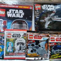 Lego Lotto Star Wars 4 buste e rivista sigillate