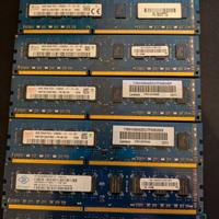 RAM DDR3 per PC varie marche (7x4GB PC3 12800)